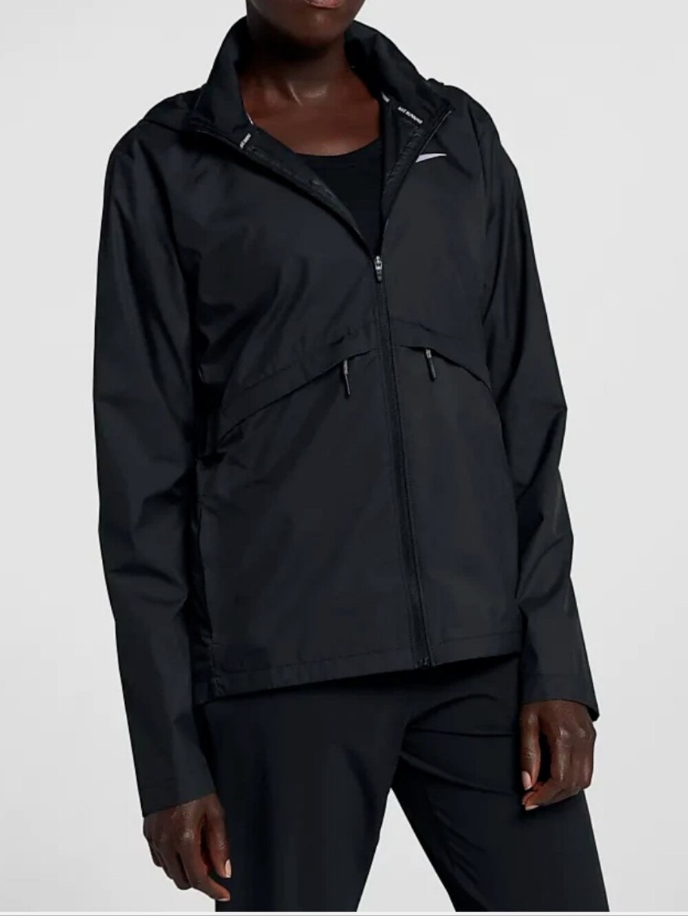 Nike Women's Essential Repel Black Running Jacket XS - Picture 1 of 9